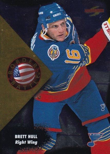 insert karta BRETT HULL 95-96 Score Border Battle číslo 6 of 15